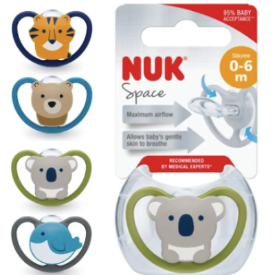 NUK PACI SI1 SPACE SEA 2 BOX