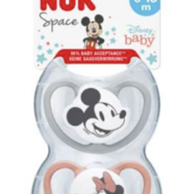 NUK PACI SI2 SPACE MICKEY SEA 2 BOX