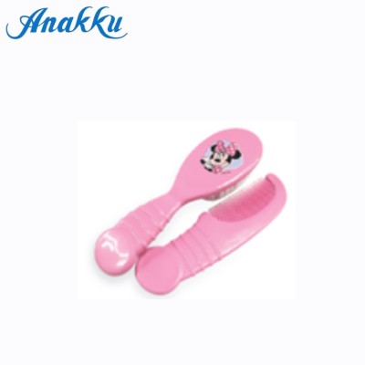 ANAKKU DISNEY BRUSH & COMB SET (PINK)