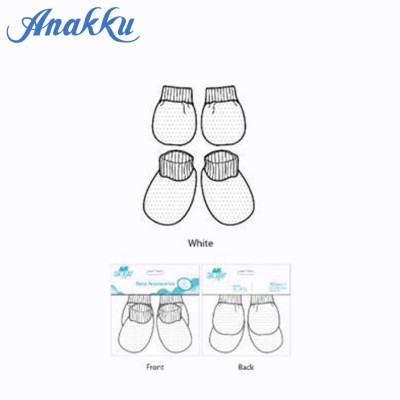 ANAKKU BABY EYELET MITTENS & BOOTIES (W)