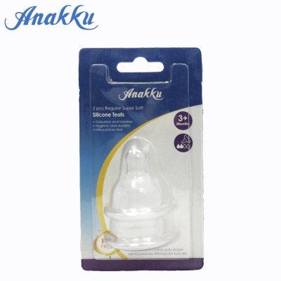 ANAKKU 2PCS SUPERSOFT REGULAR TEATS - M