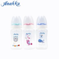 ANAKKU 4oz WIDE NECK BOTTLE WITH ANTI COLLAPSE TEAT