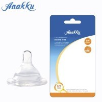 ANAKKU 2PCS SILICONE WIDE NECK TEATS - L