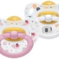 NUK SIL SOOTHER S2 HAPPYDAYS PLUS2-2PCS