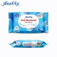 ANAKKU WET TISSUE 100'S (ANTI-BACTERIAL 99.9%)